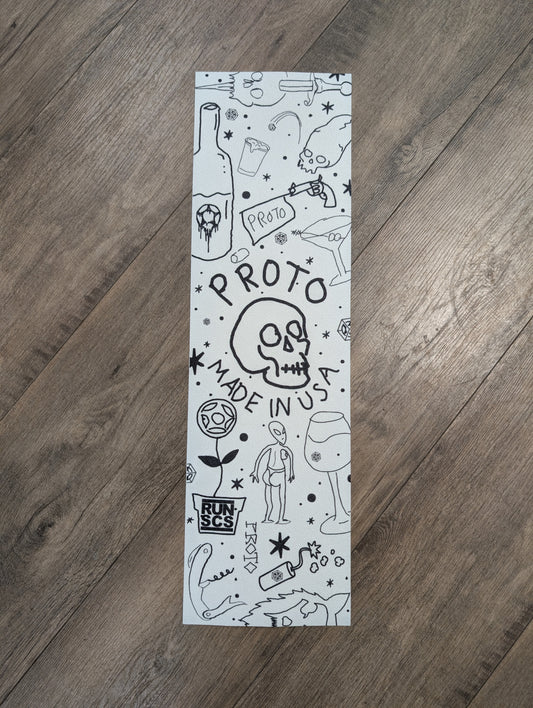 Proto - Zuaso grip tape (white/black)