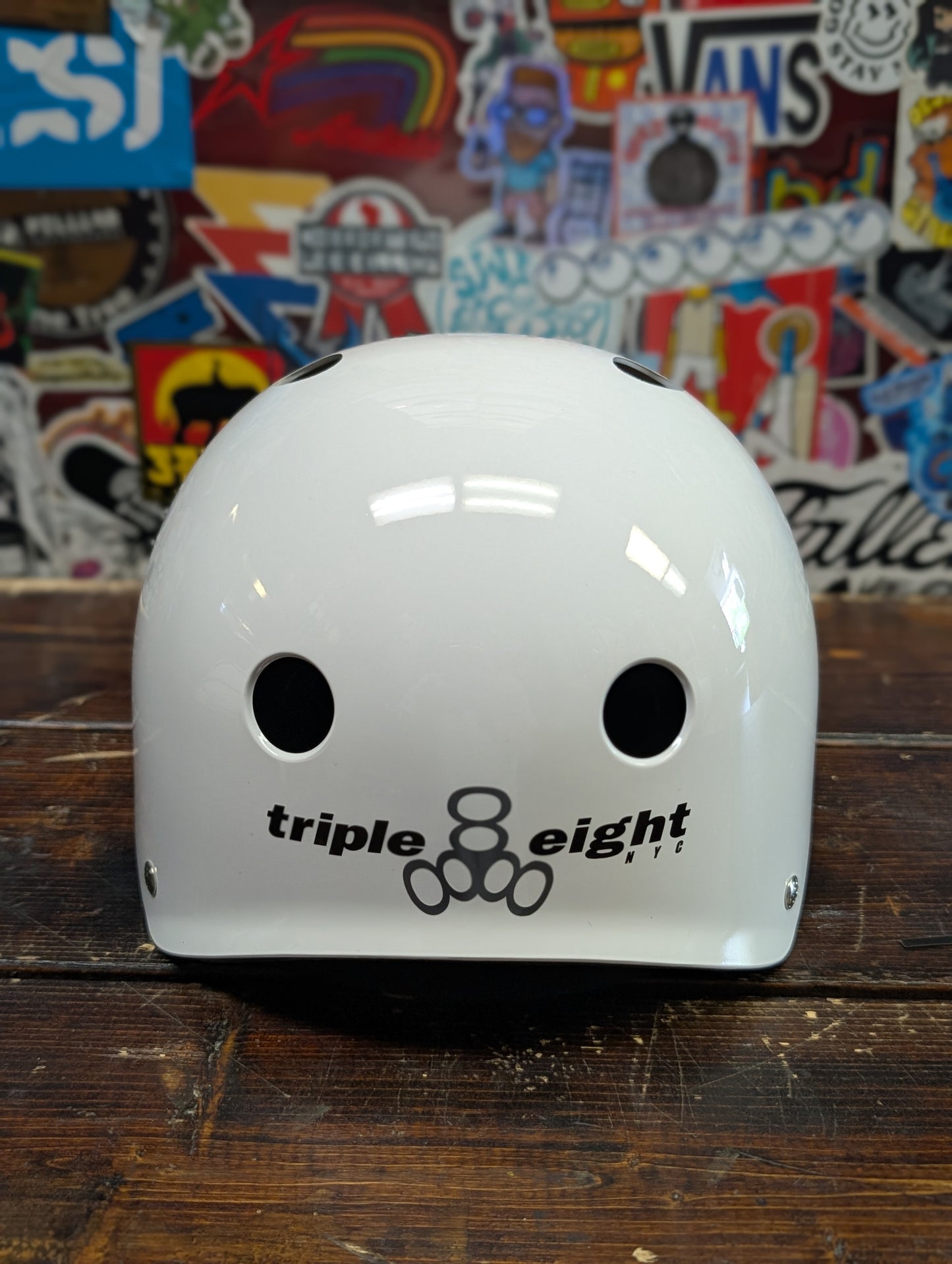 Triple 8 - Certified Sweatsaver helmet (gloss white)