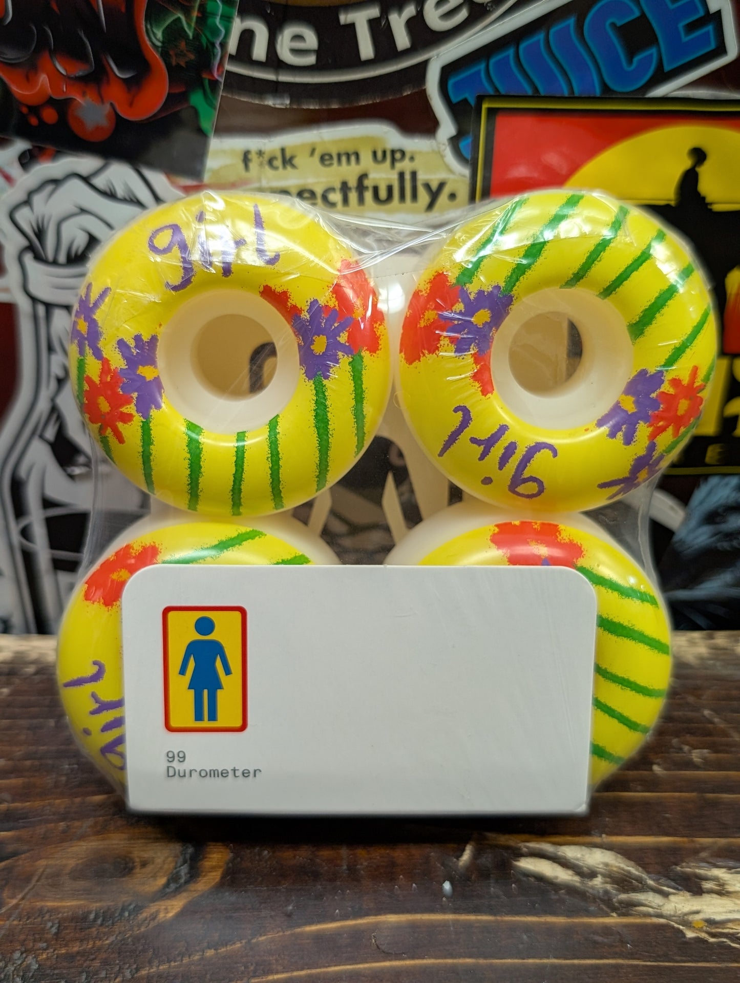 Girl - Flower wheels 52mm 99a