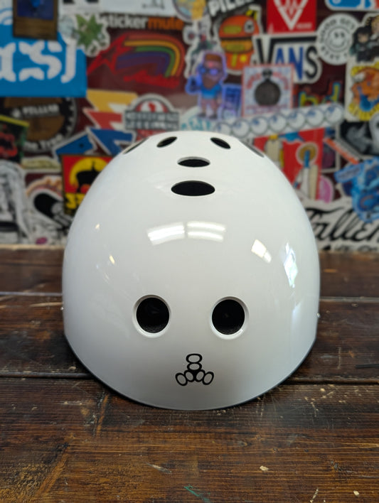Triple 8 - Certified Sweatsaver helmet (gloss white)