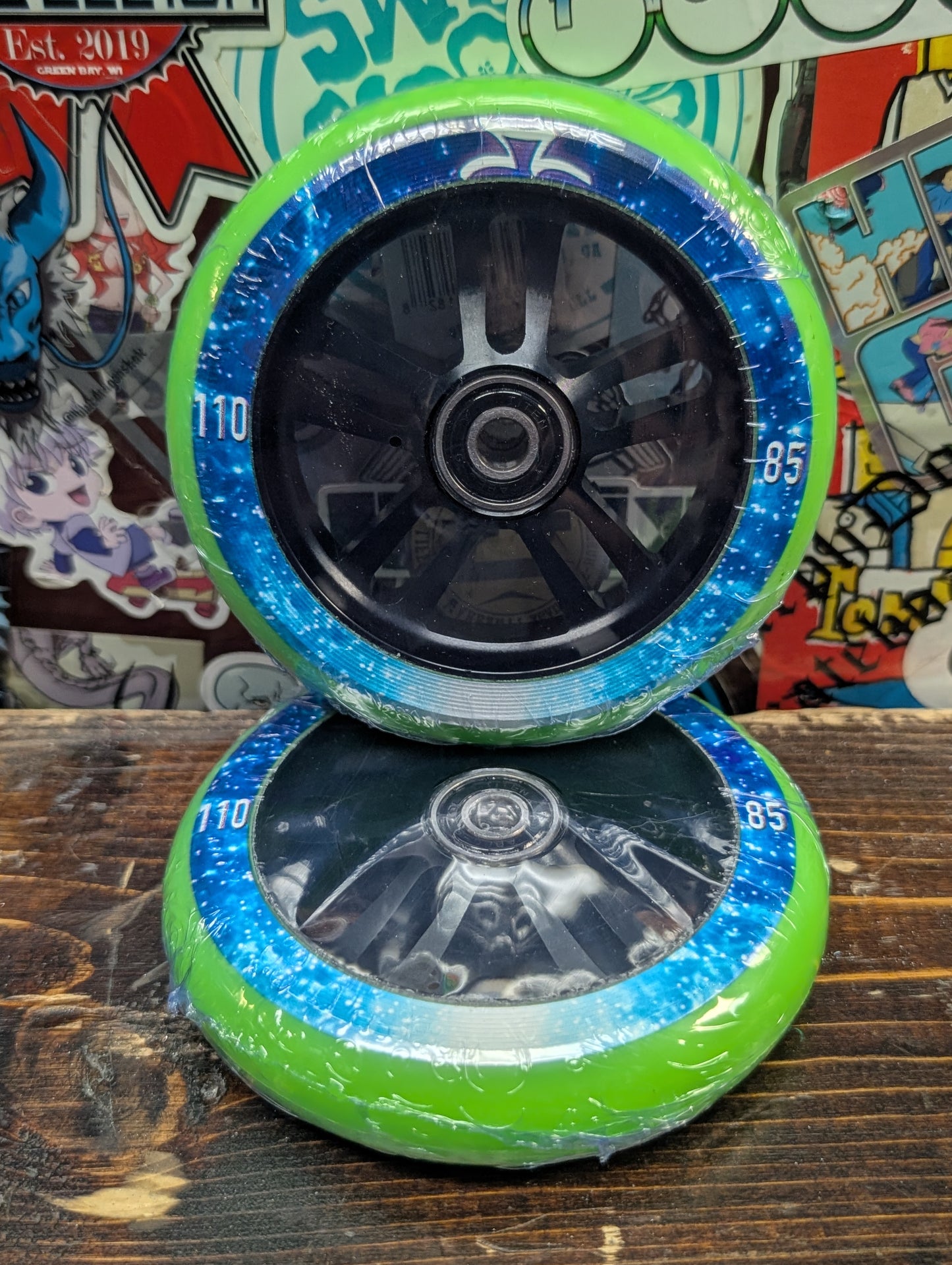 AO - Nebula wheels (green/black)