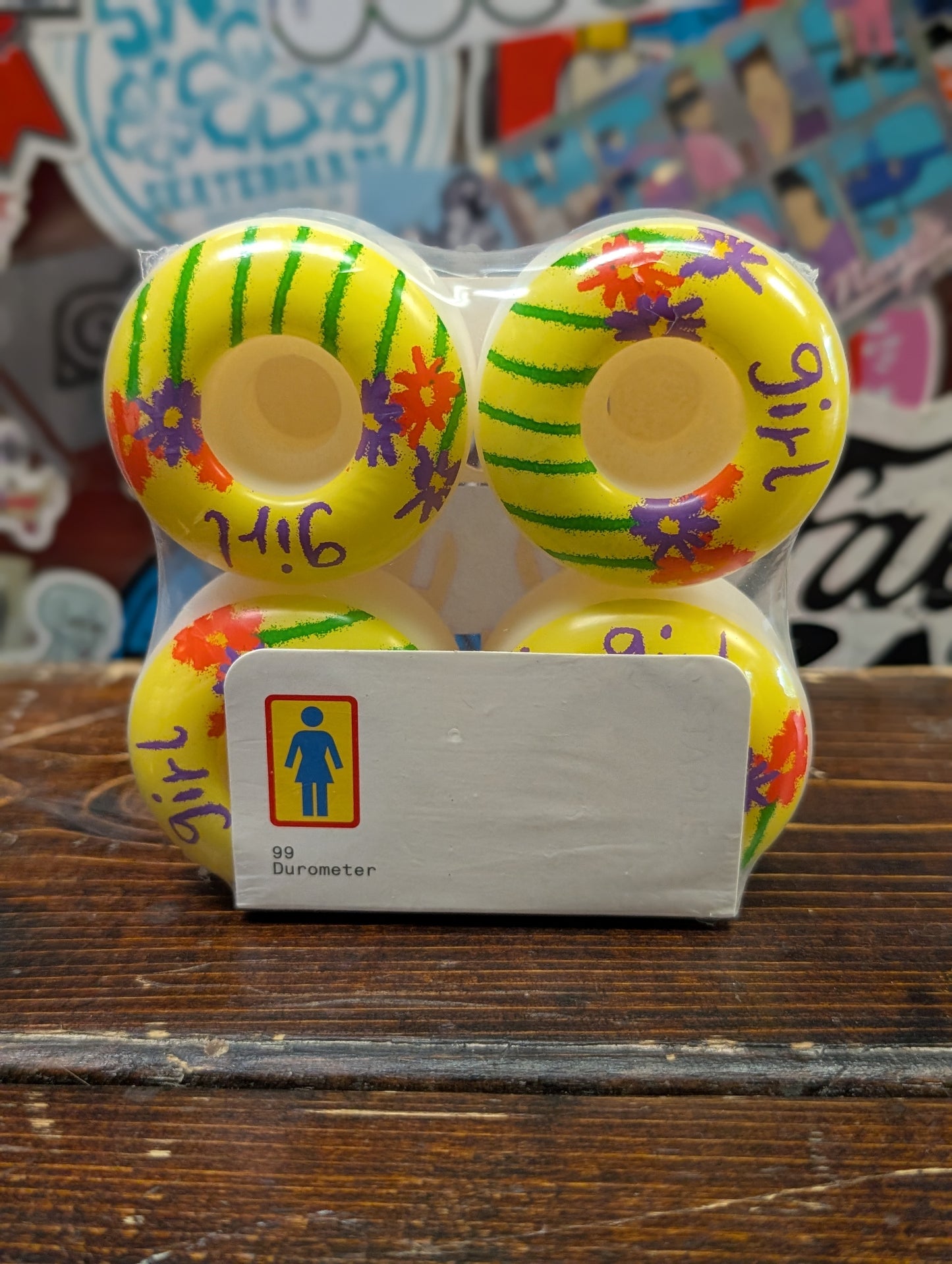 Girl - Flowers Staple 99a 52mm wheels