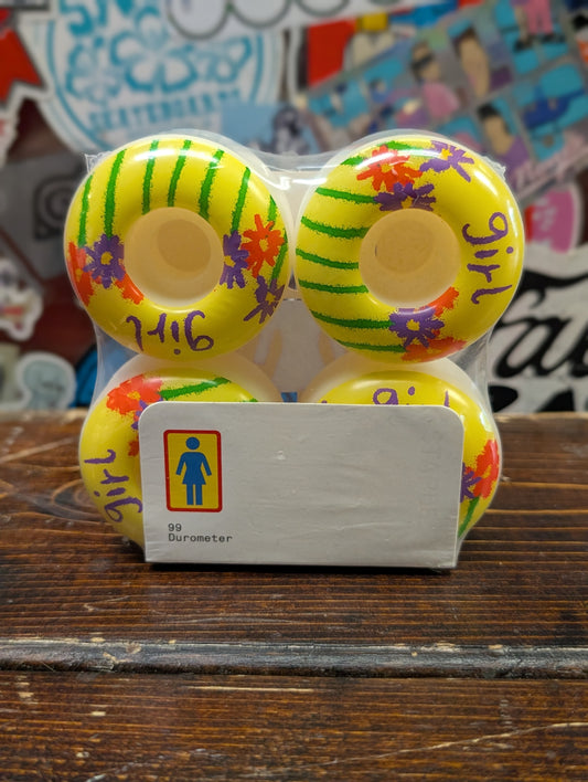 Girl - Flowers Staple 99a 52mm wheels