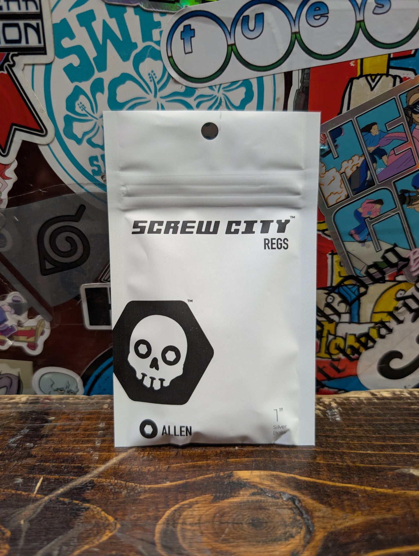 Screw City - 1" Allen bolts (black)