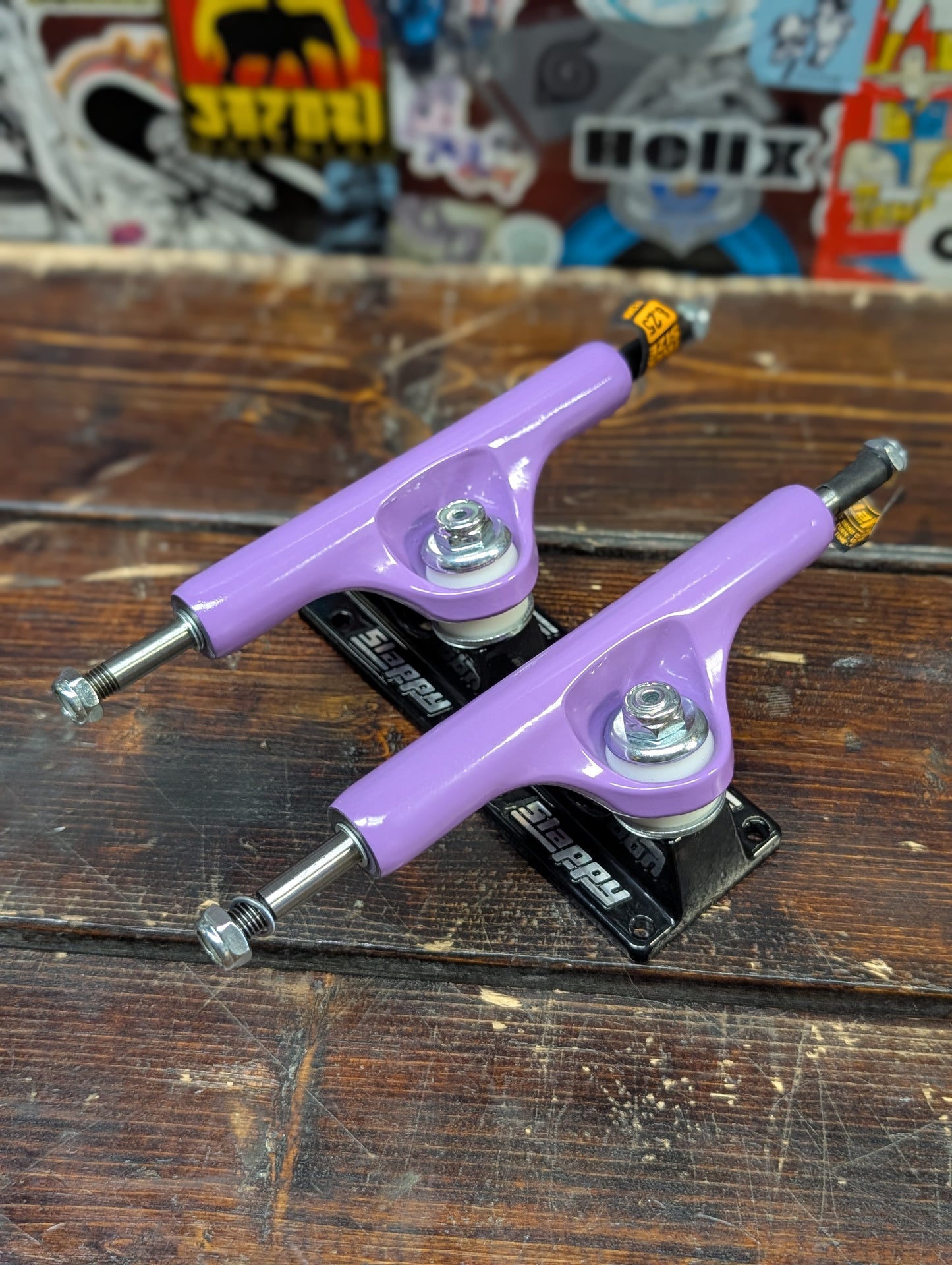 Slappy x Toy Machine - ST1 Hollow Lights trucks (purple/black)