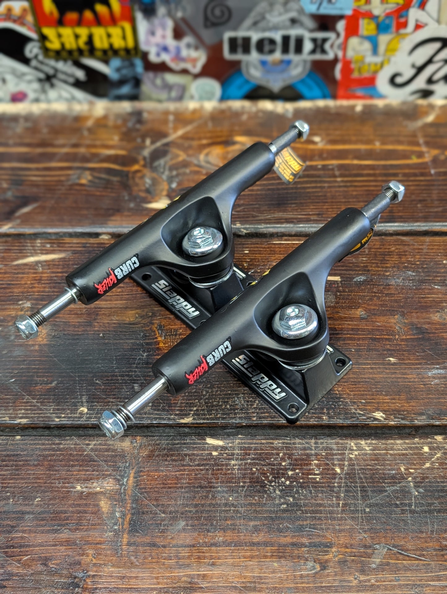 Slappy - ST1 Curb Killer trucks (black) 8.5"