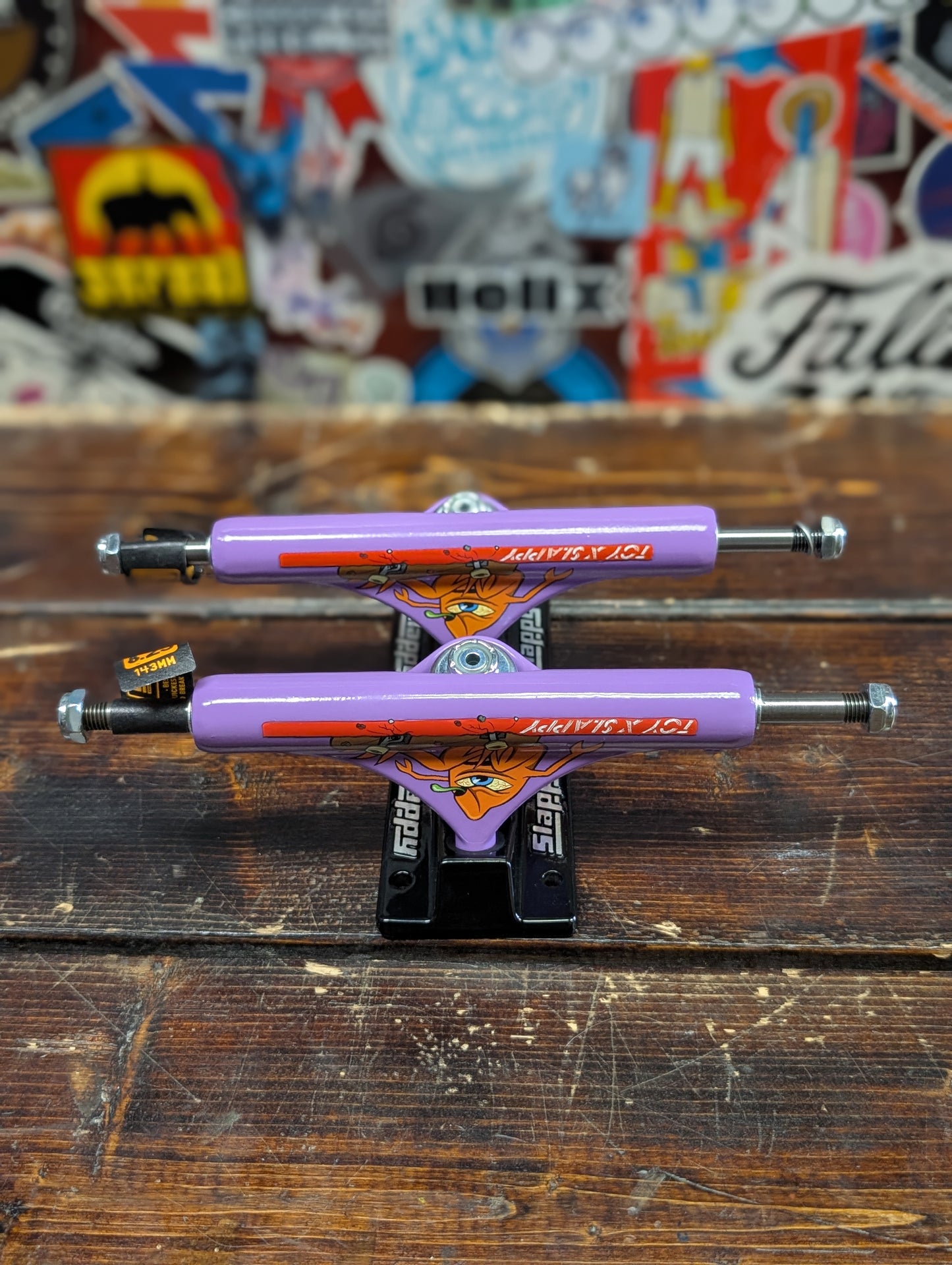 Slappy x Toy Machine - ST1 Hollow Lights trucks (purple/black)