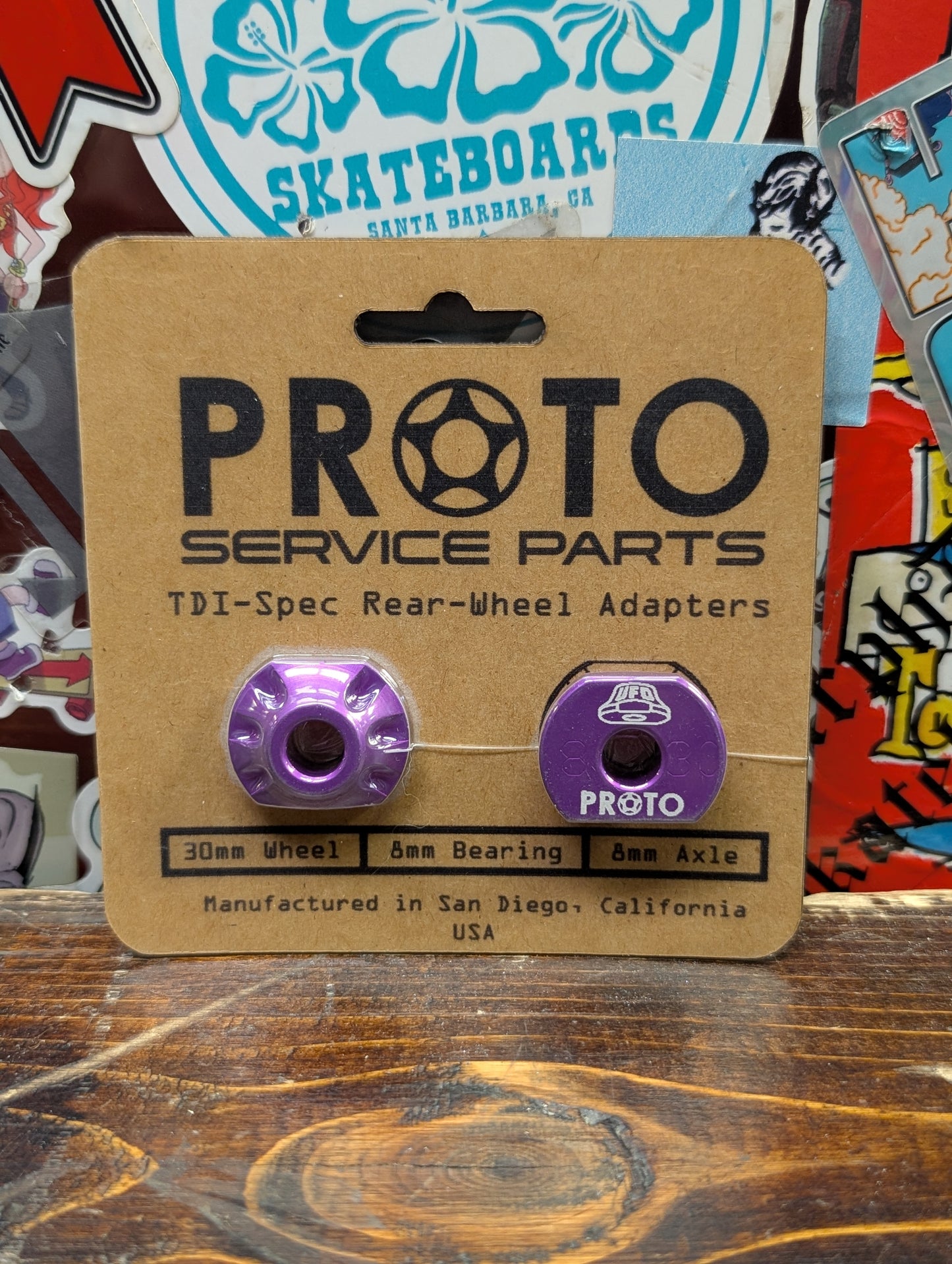 Proto - UFO rear adapter -8std/30mm (purple)