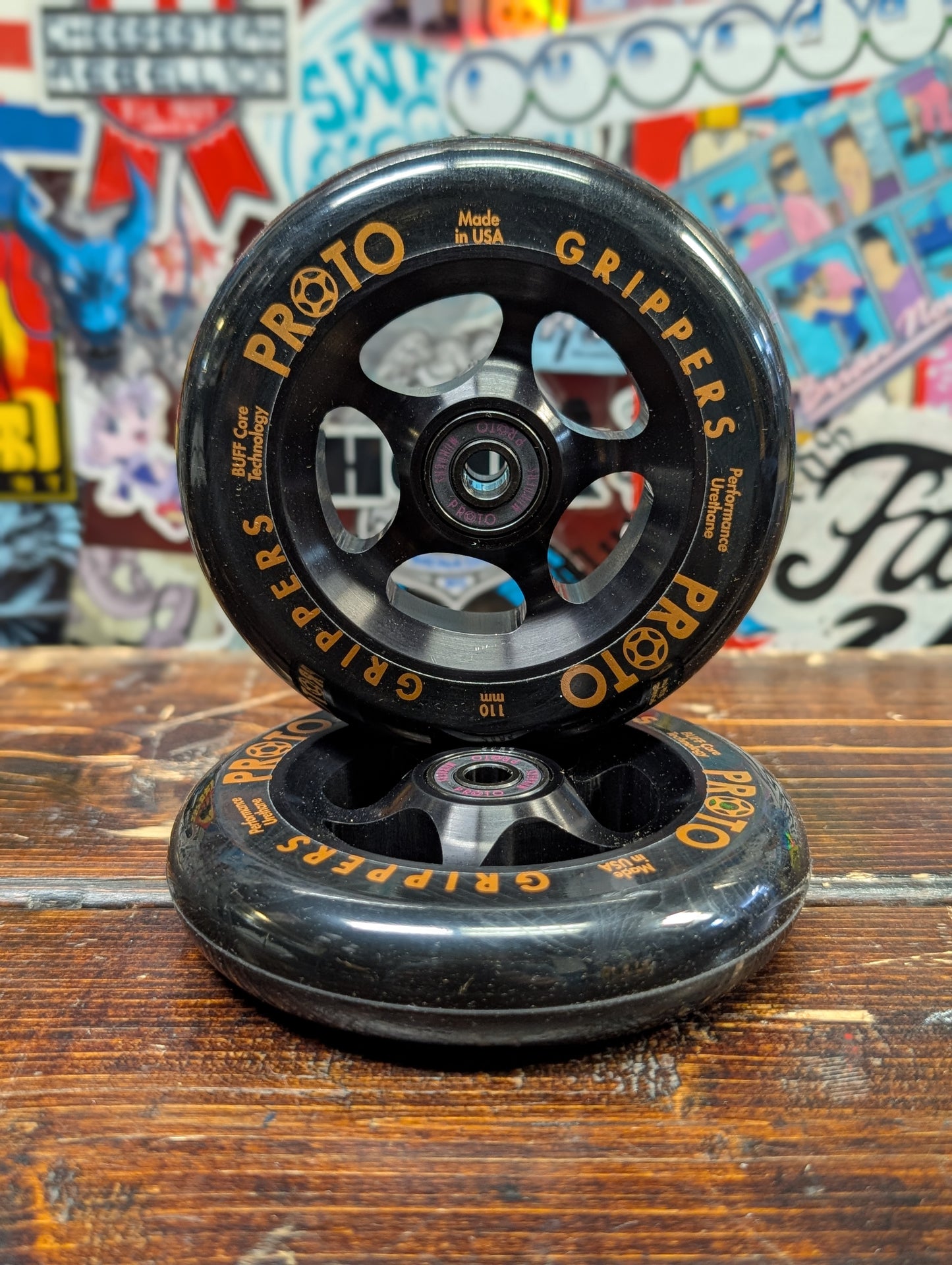 Proto - Gripper wheels (black)
