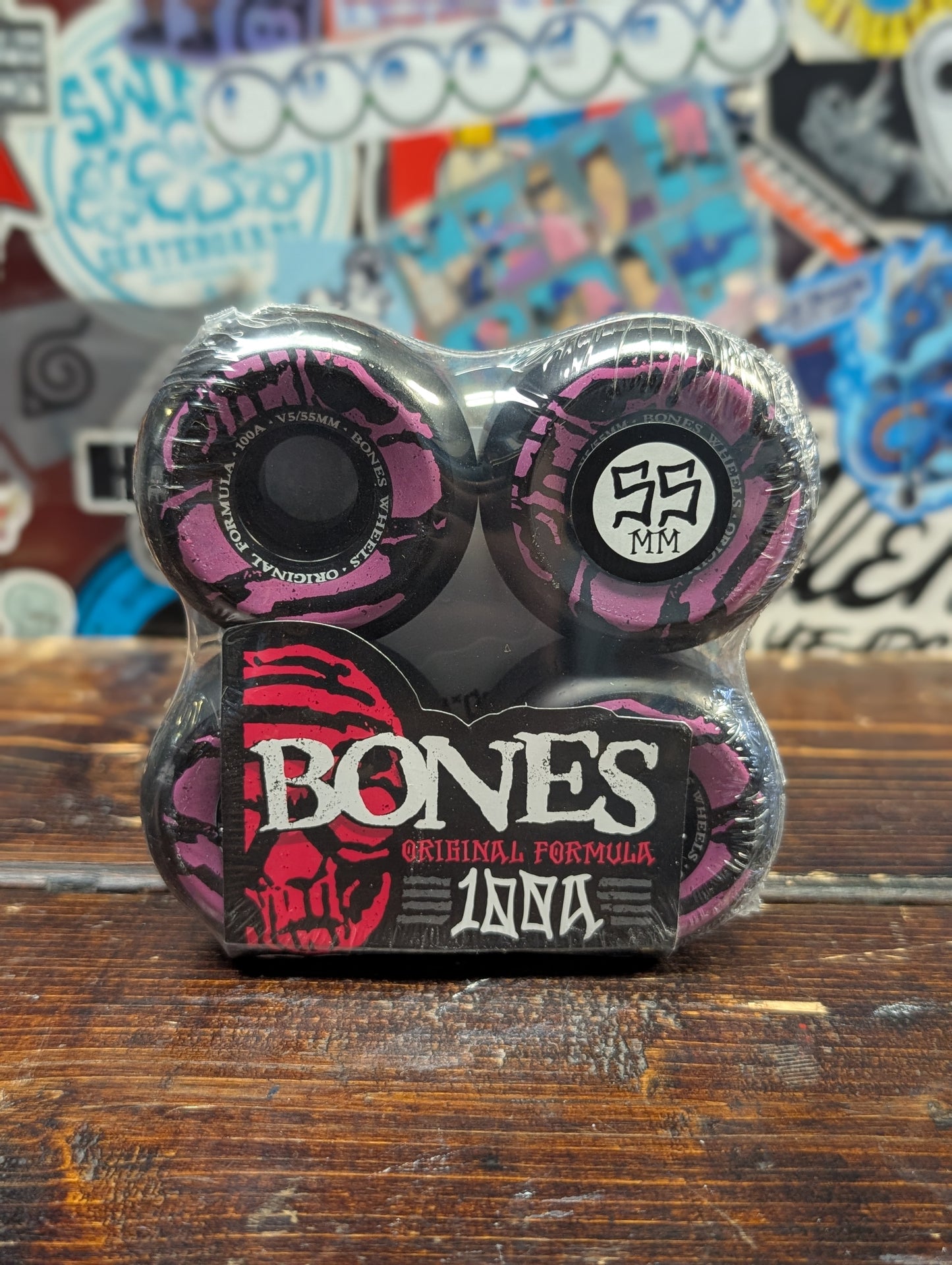 Bones - OG 100 wheels (black) 55mm 100a