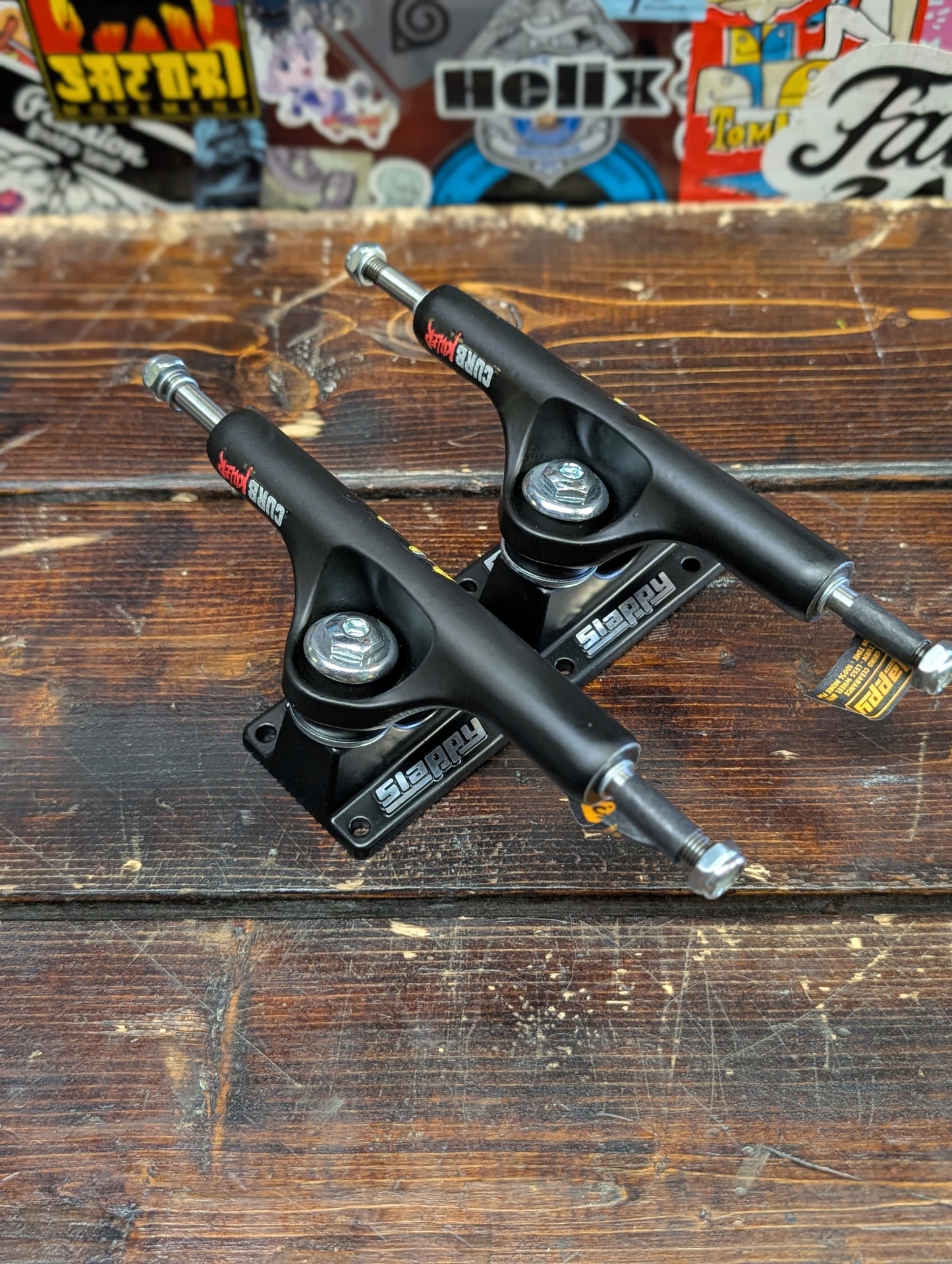 Slappy - ST1 Curb Killer trucks (black) 8.5"