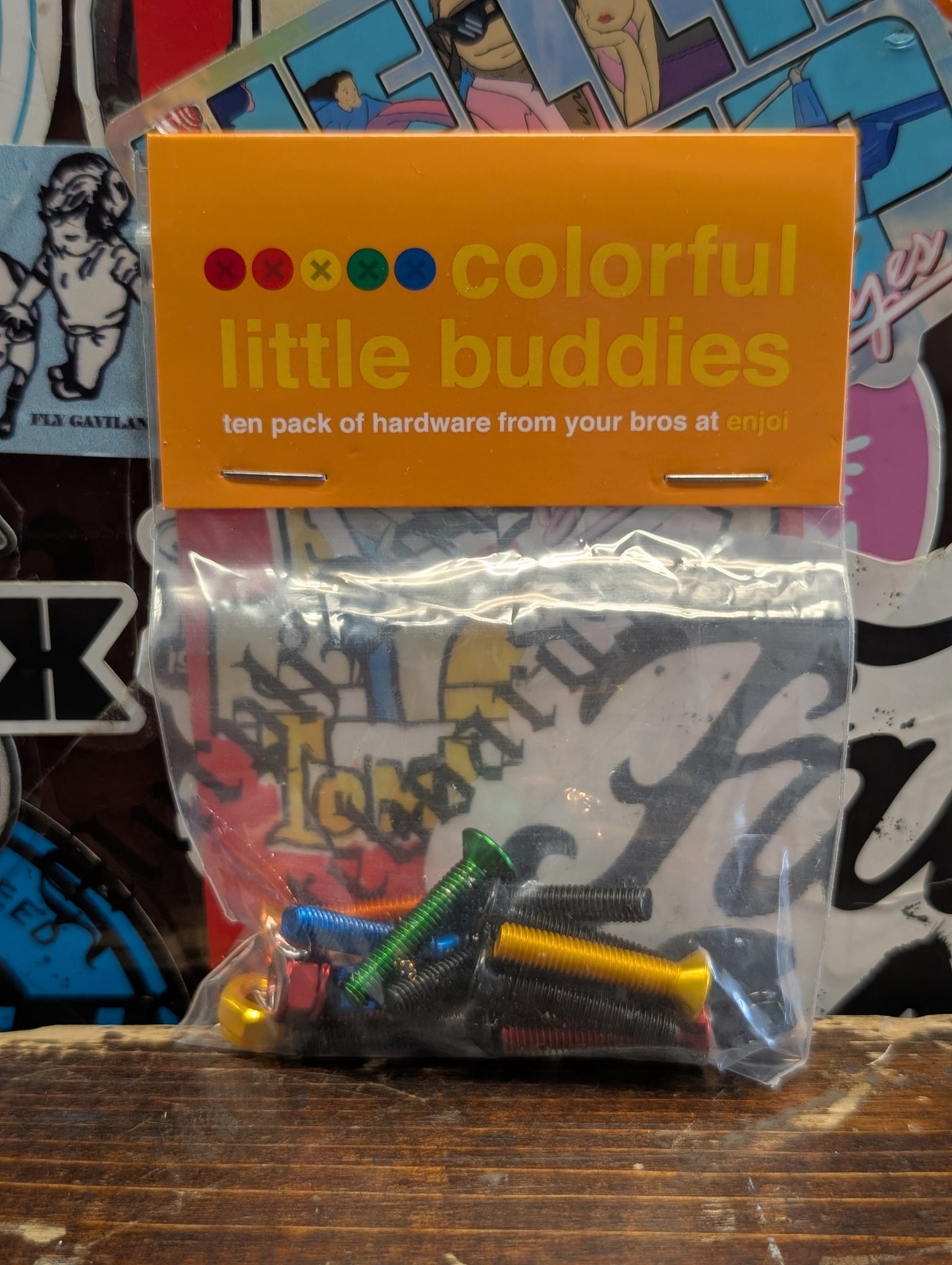 Enjoi - Colorful Little Buddies 1" hardware