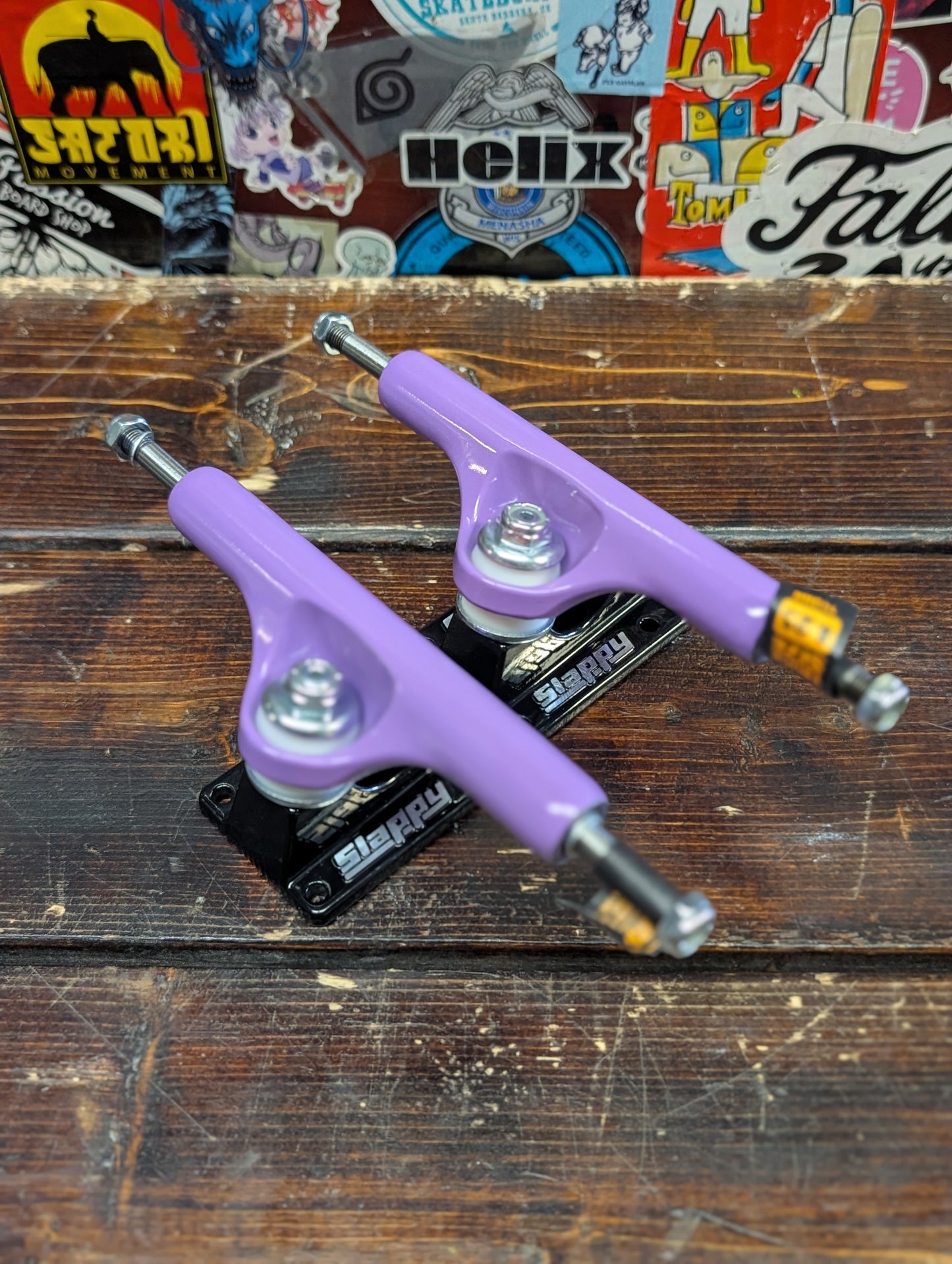 Slappy x Toy Machine - ST1 Hollow Lights trucks (purple/black)
