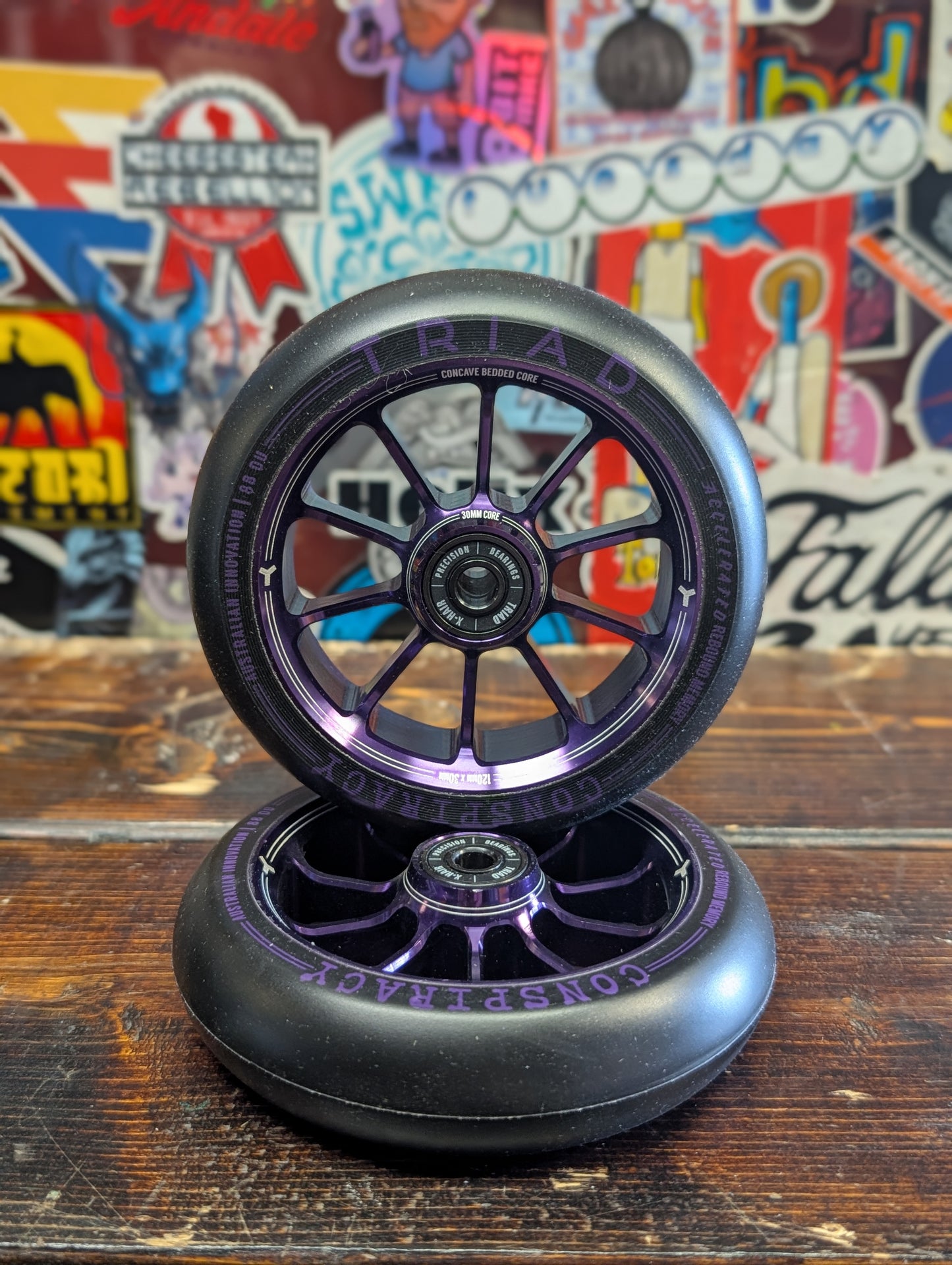 Triad - Conspiracy wheels (black/purple)