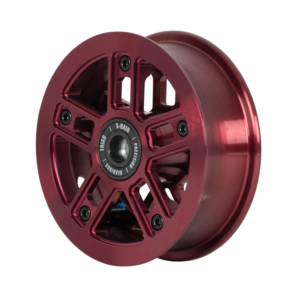 Triad Shape Shifter Alloy Hub with Bearings - Ano Red