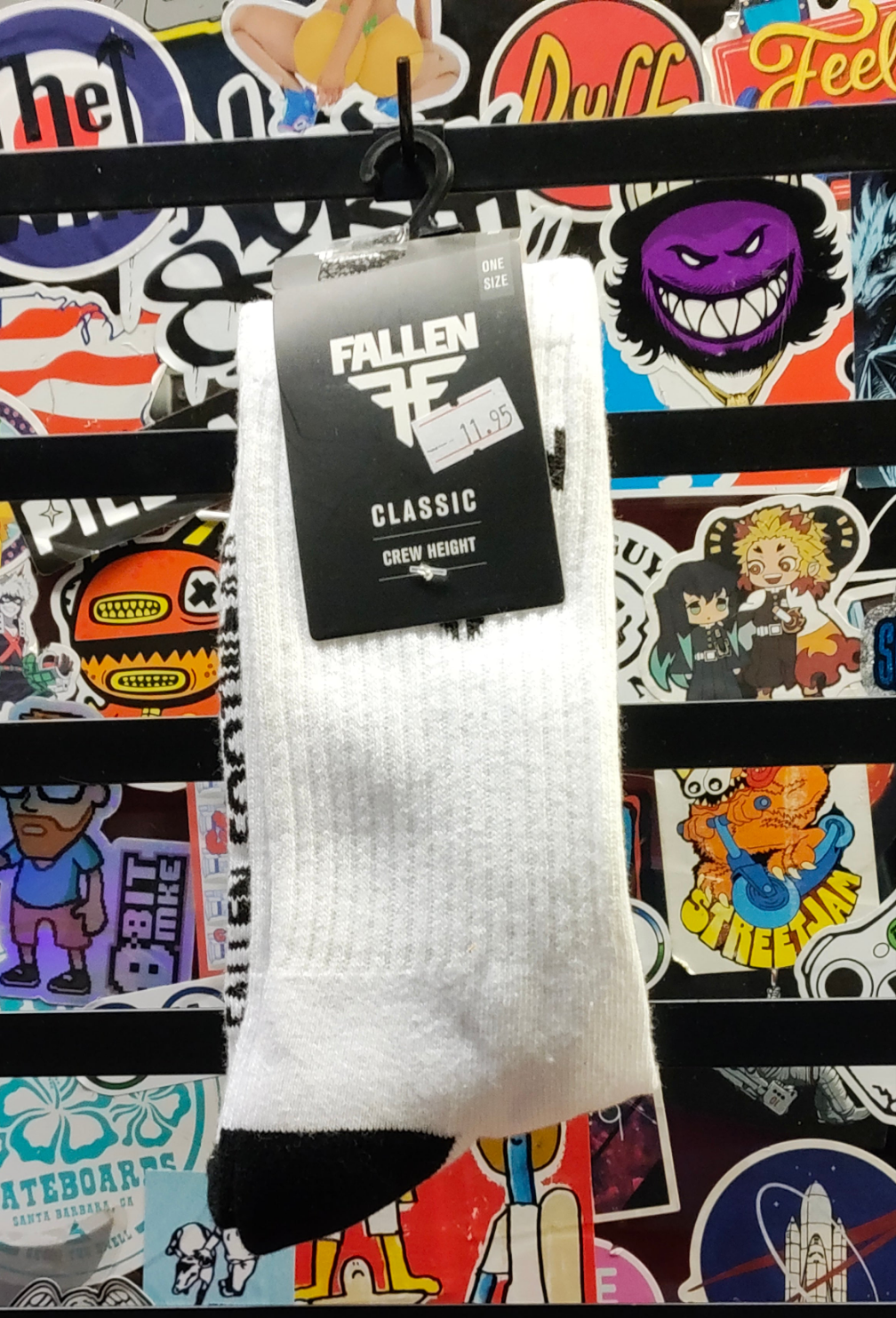 Fallen - Insignia socks (white/black)