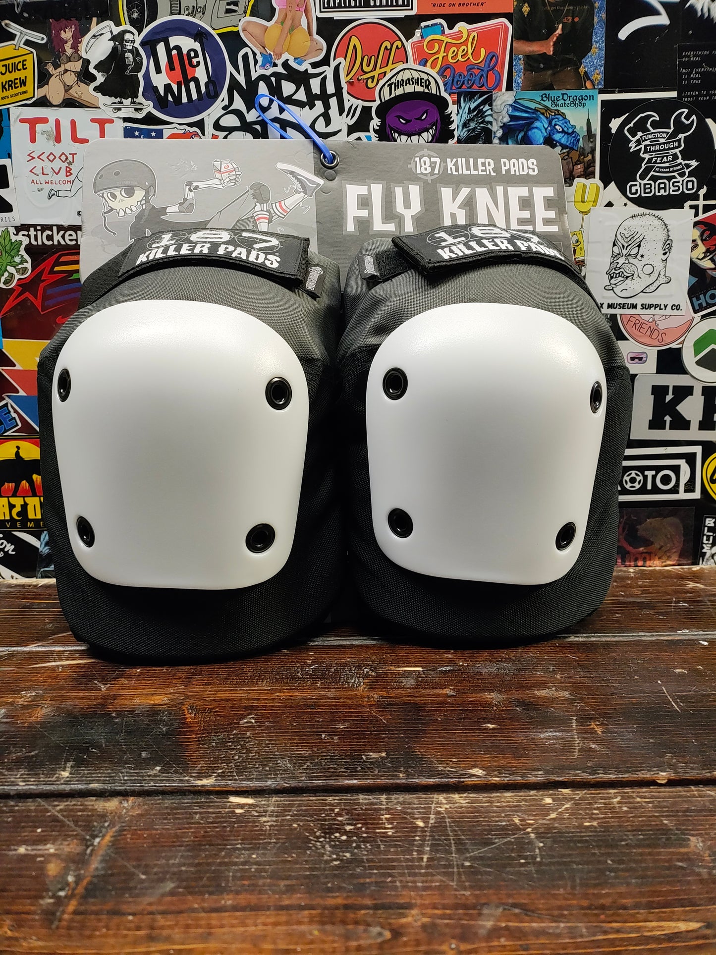 187 Killer Pads - Fly Knee pads (gray/white)