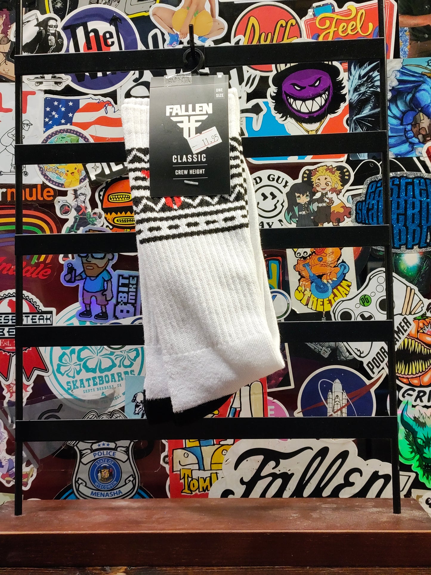 Fallen - Navajo socks (white/black)