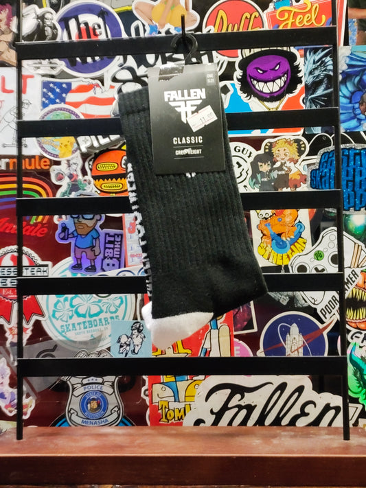 Fallen - Insignia socks (black/white)