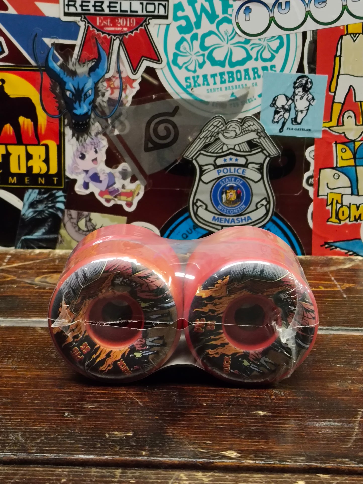 Pig - Glick wheels (red)