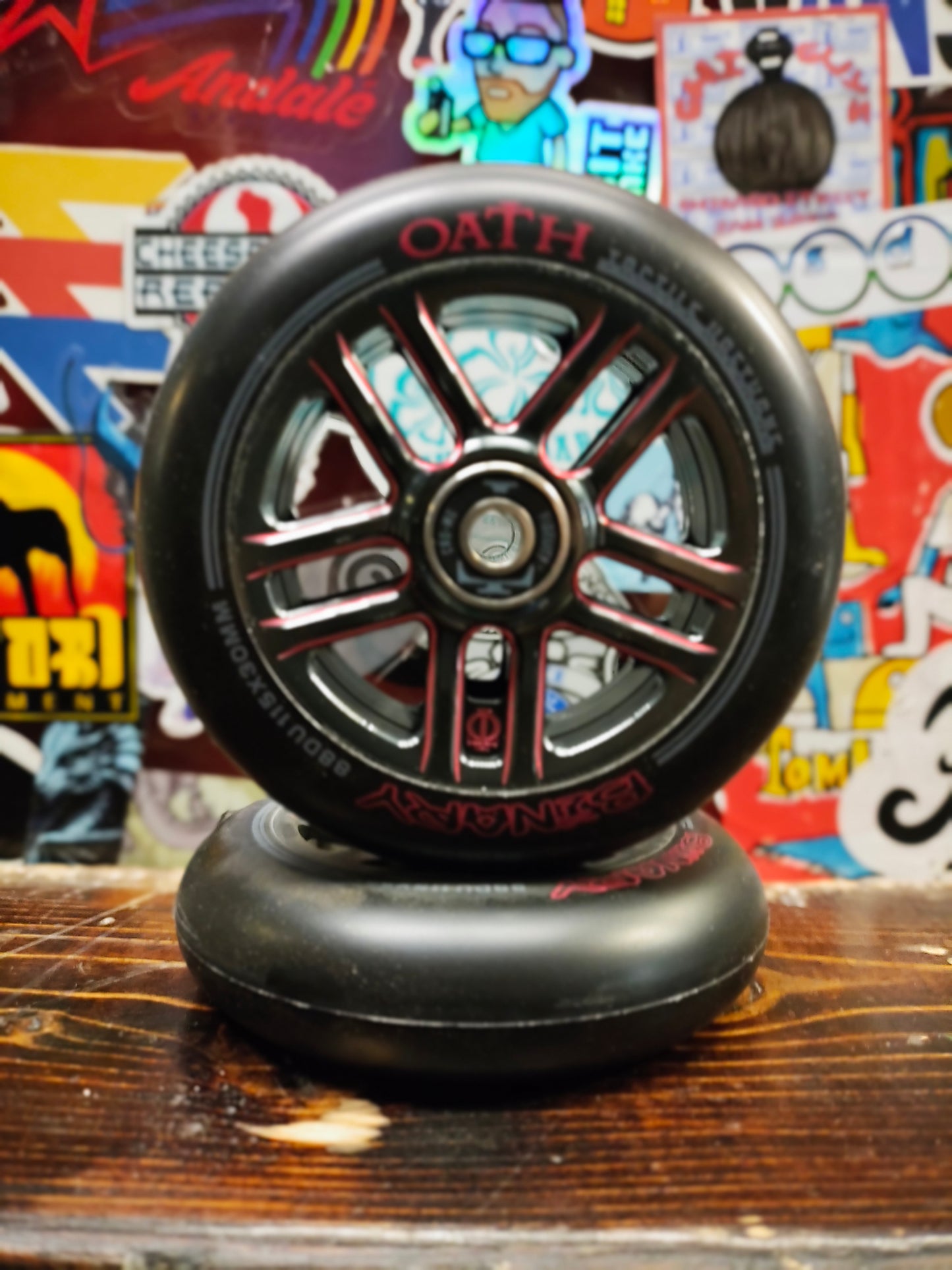 Oath - Binary wheels (red/black)