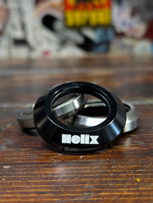 Helix - Logo headset bearings (black)