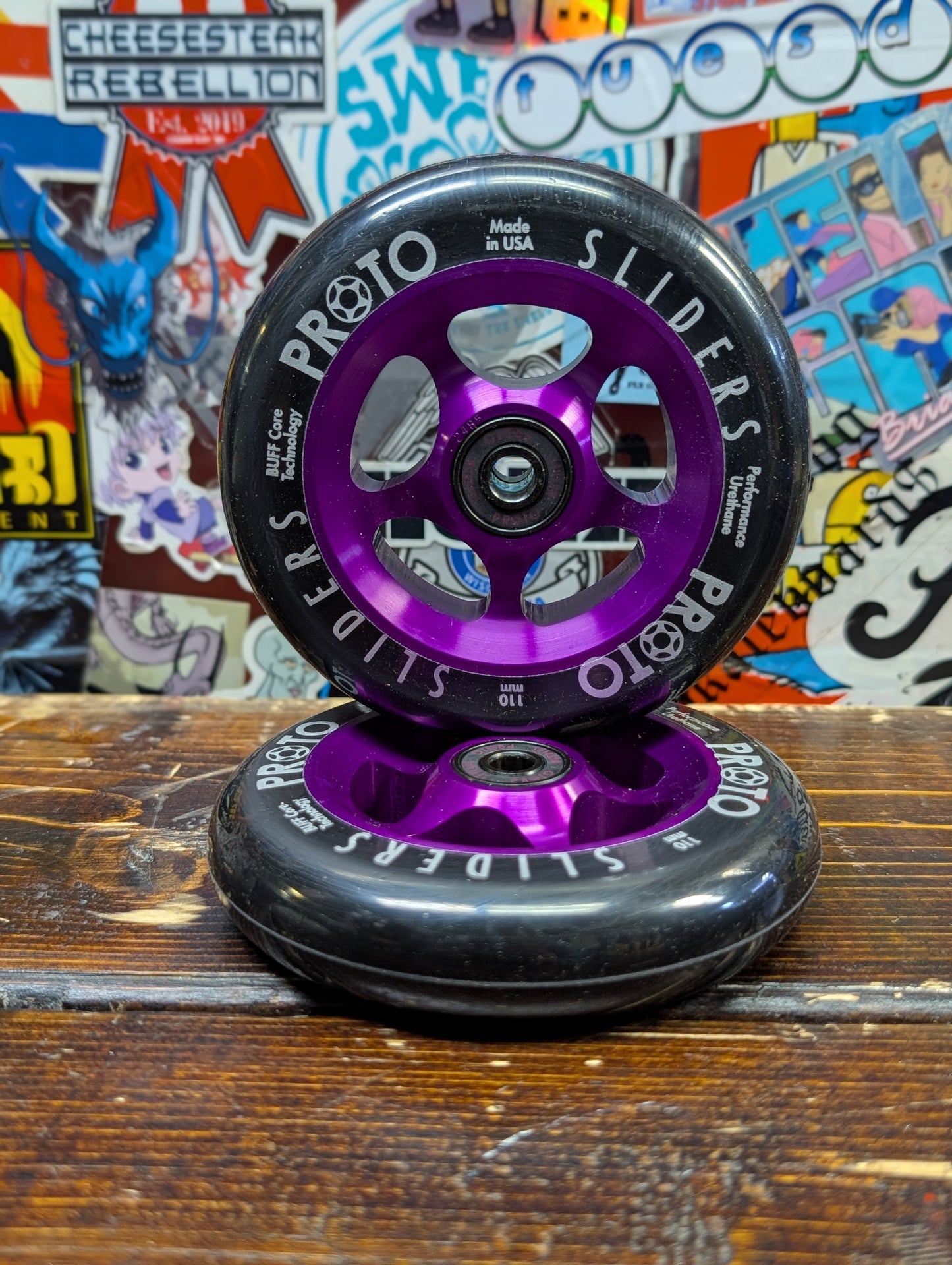Proto - Slider wheels (purple/black)