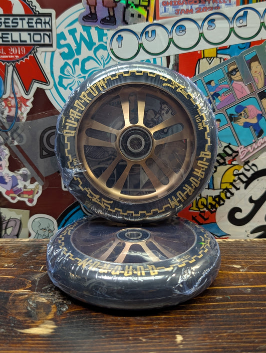 AO - Quadrum wheels (black/gold)