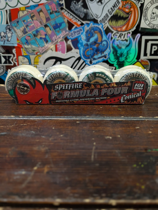 Spitfire - Formula Four Conical 101a 54mm wheels (green/natural)