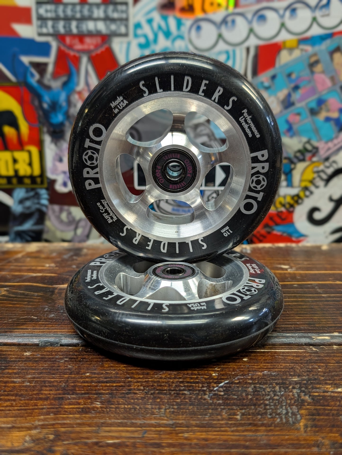 Proto - Slider wheels (raw/black)