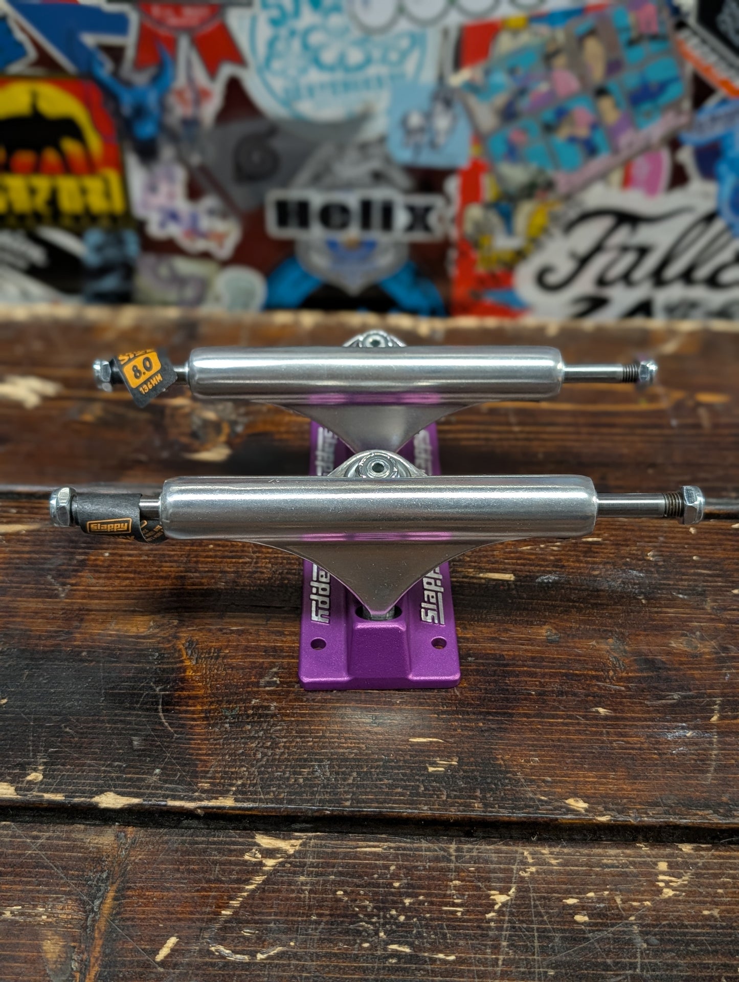 Slappy - ST1 Hollow Light trucks (raw/purple)