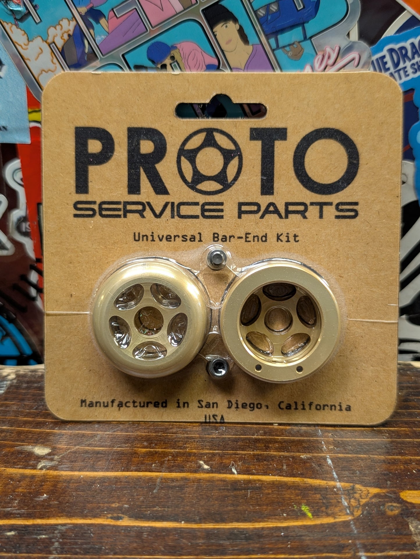 Proto - Orbit bar ends (gold)