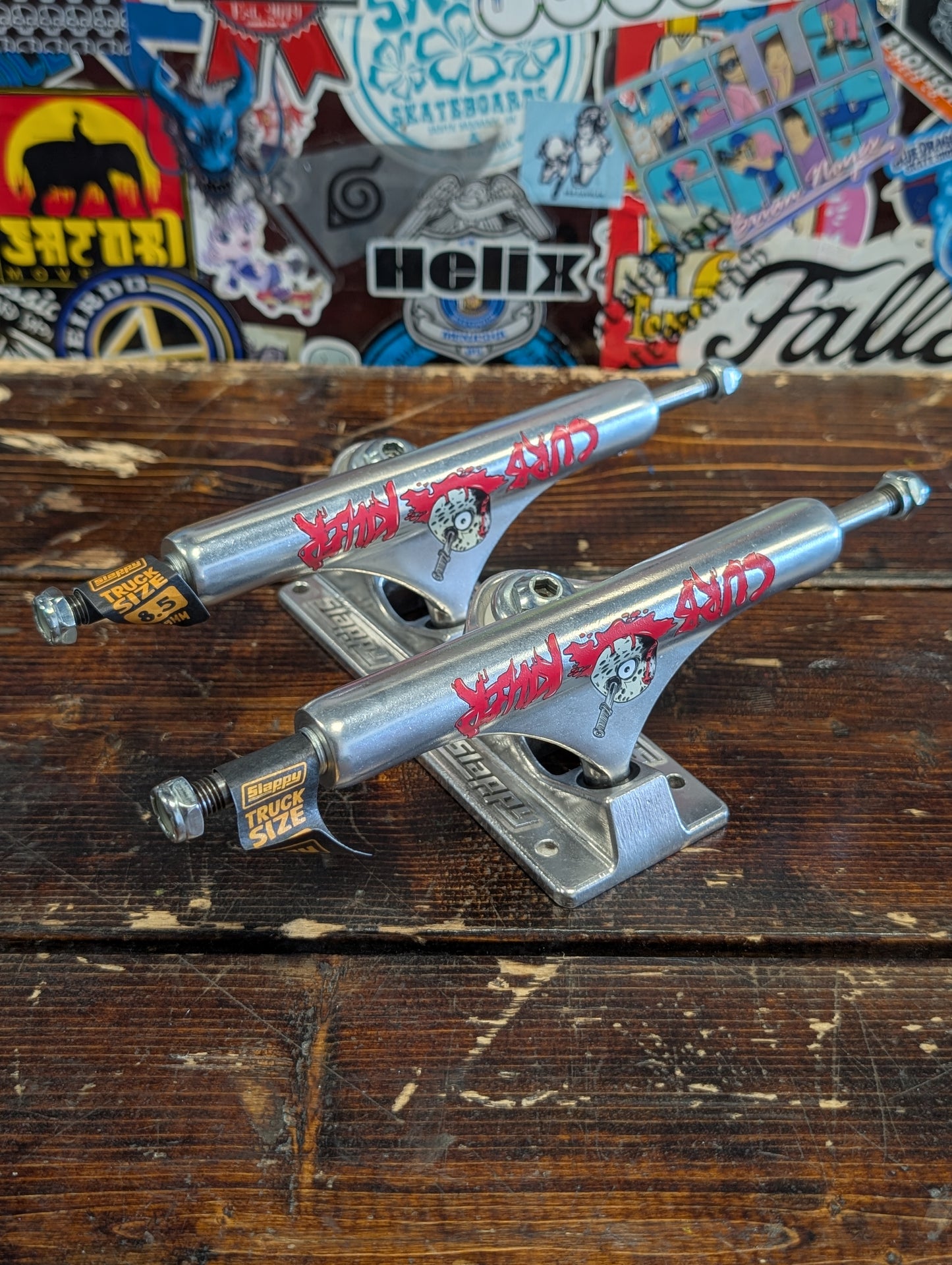 Slappy - Curb Killer trucks (raw) 8.5"