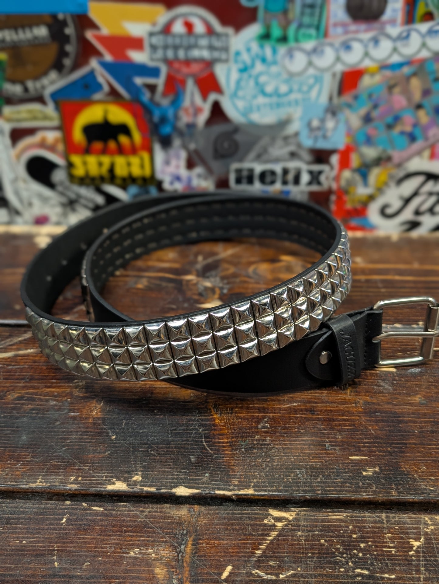 Jacuzzi Unlimited - Leather Studded belt (black)