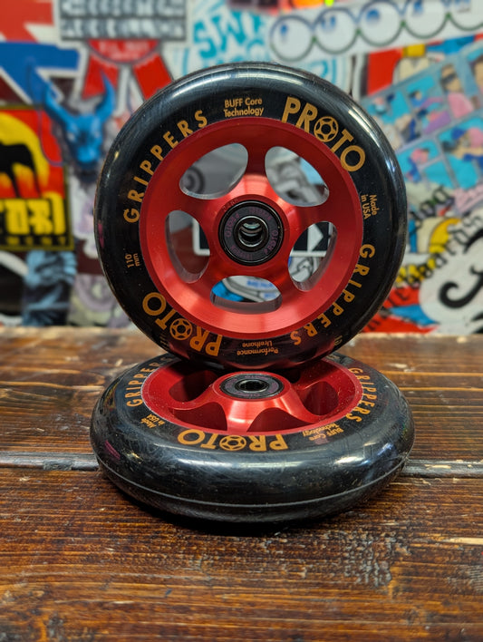 Proto - Gripper wheels (red/black)