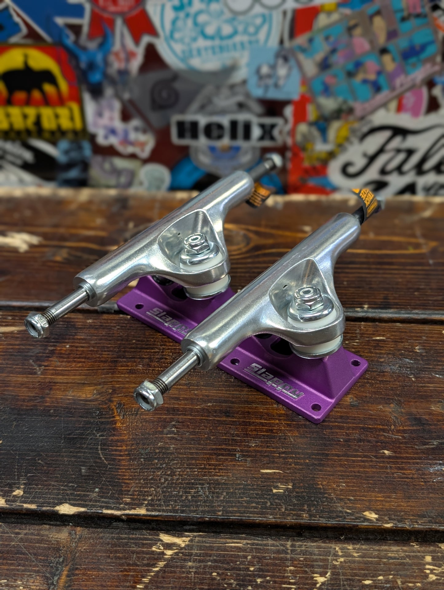 Slappy - ST1 Hollow Light trucks (raw/purple)