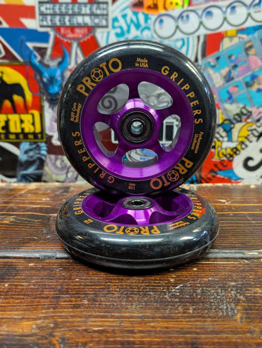 Proto - Gripper wheels (purple/black)