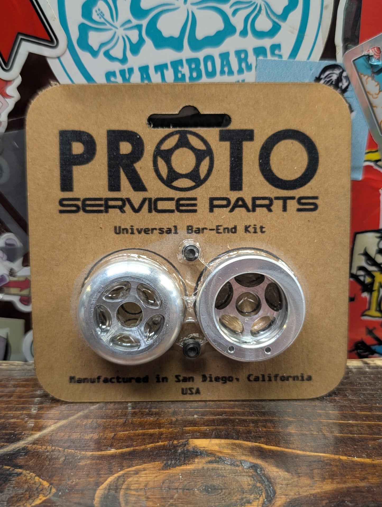 Proto - Orbit bar ends (silver)