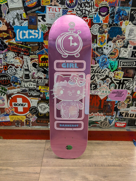 Hello Kitty x Girl - Time Cat deck (pink holo) 8.5"