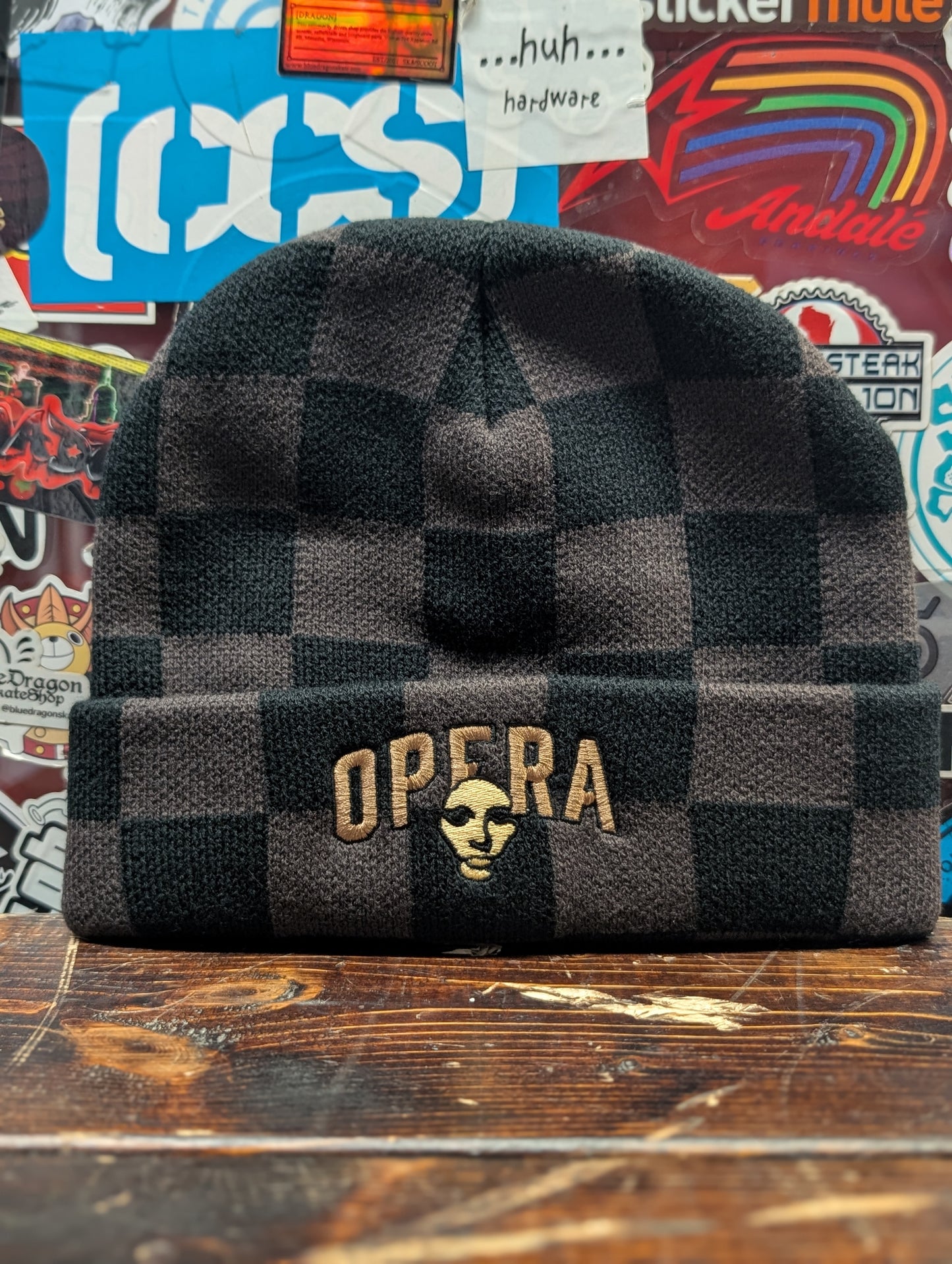 Opera - Club beanie (brown/black)