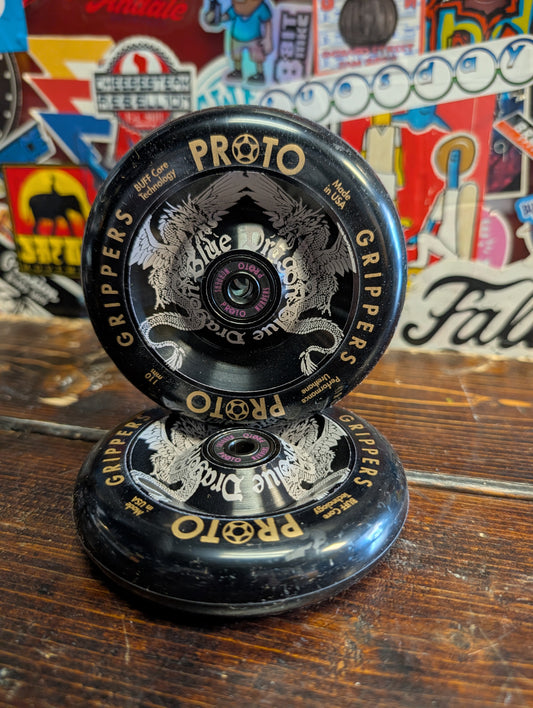 Proto x Blue Dragon - Double Dragon wheels (grippers)