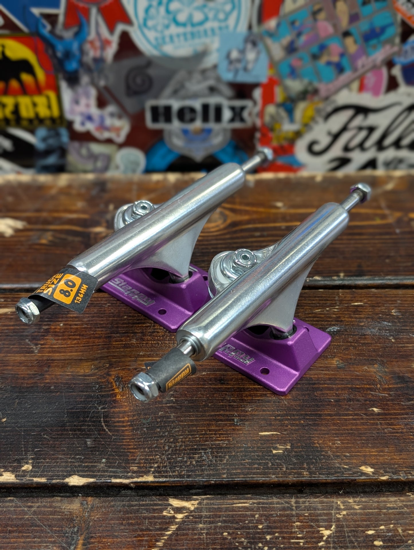 Slappy - ST1 Hollow Light trucks (raw/purple)