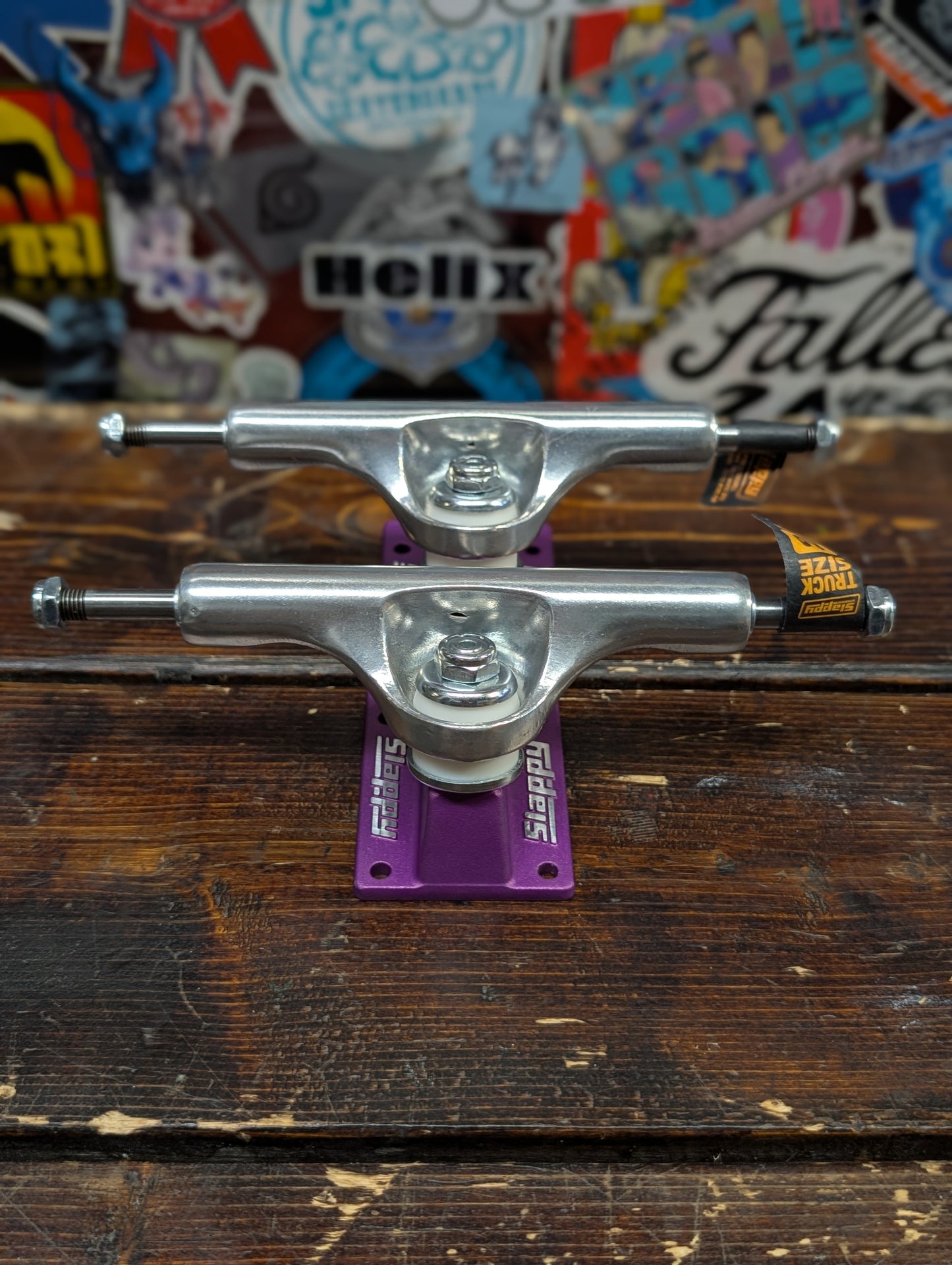 Slappy - ST1 Hollow Light trucks (raw/purple)