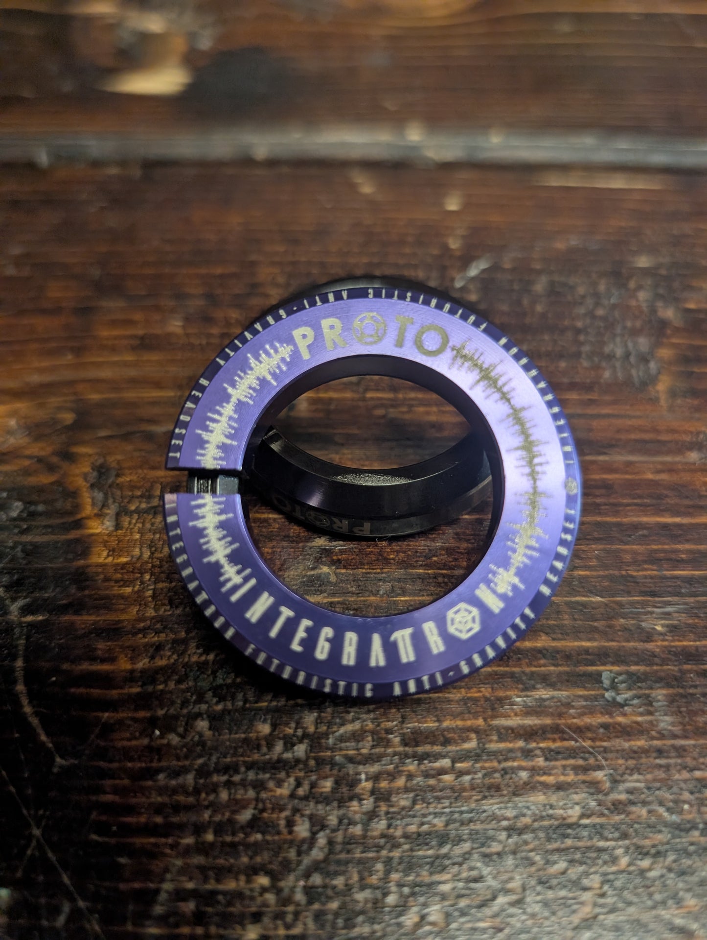 Proto - Integrated headset bearing (purple)
