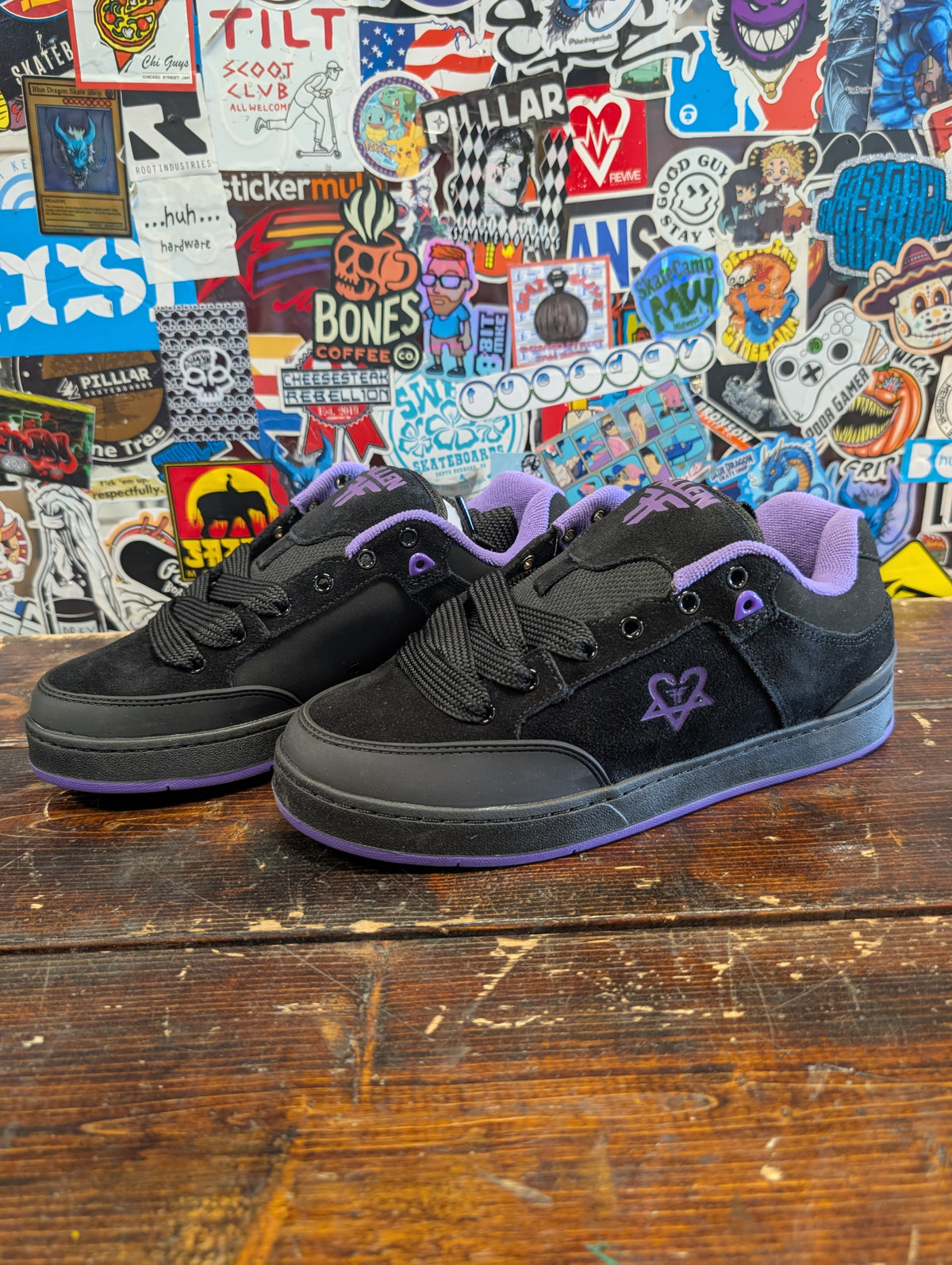 Fallen - Bam Heritage shoes (black/purple)