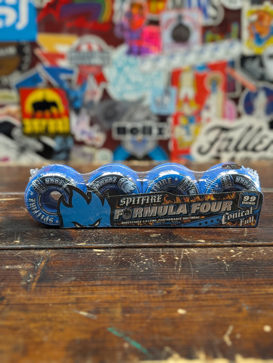 Spitfire - Formula Four Conical 99a wheels (blue)
