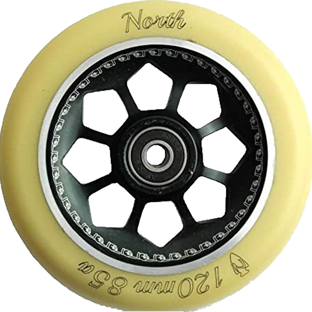 North Scooters Pentagon 85A Wheels 120mm- Pair