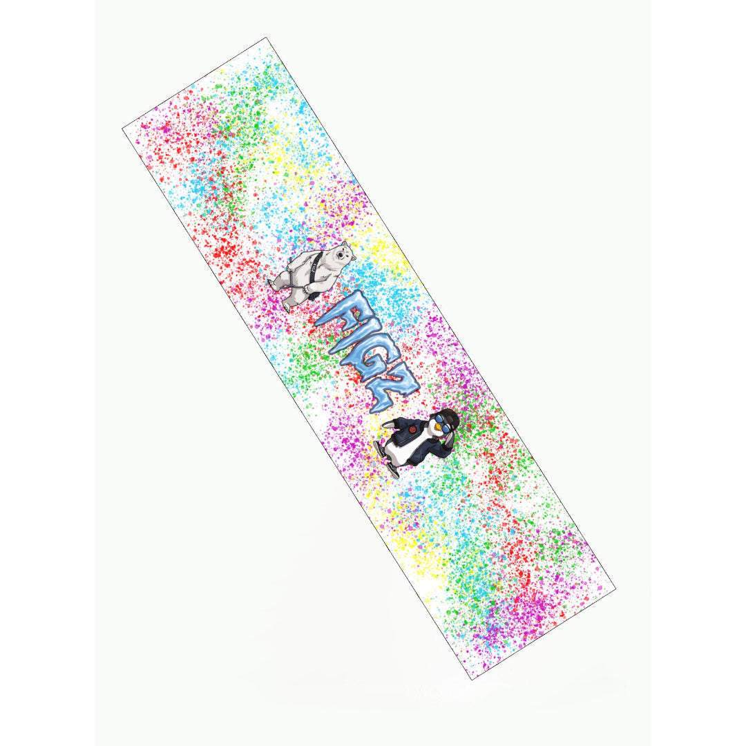 Figz Cooly White Rainbow Grip Tape